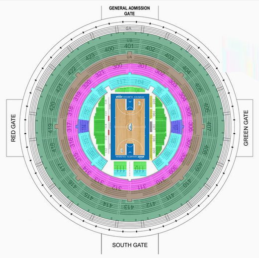 University Of Phoenix Stadium Basketball Seating Chart