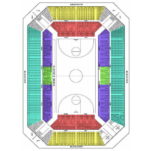 Moa Arena Seating Chart