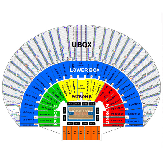 Araneta Coliseum Seating Chart